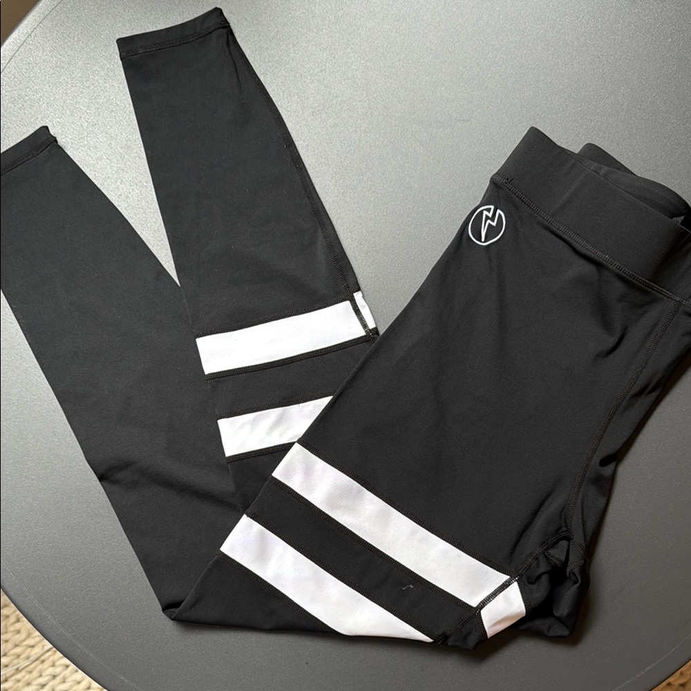 Kapow Black and White Meggings